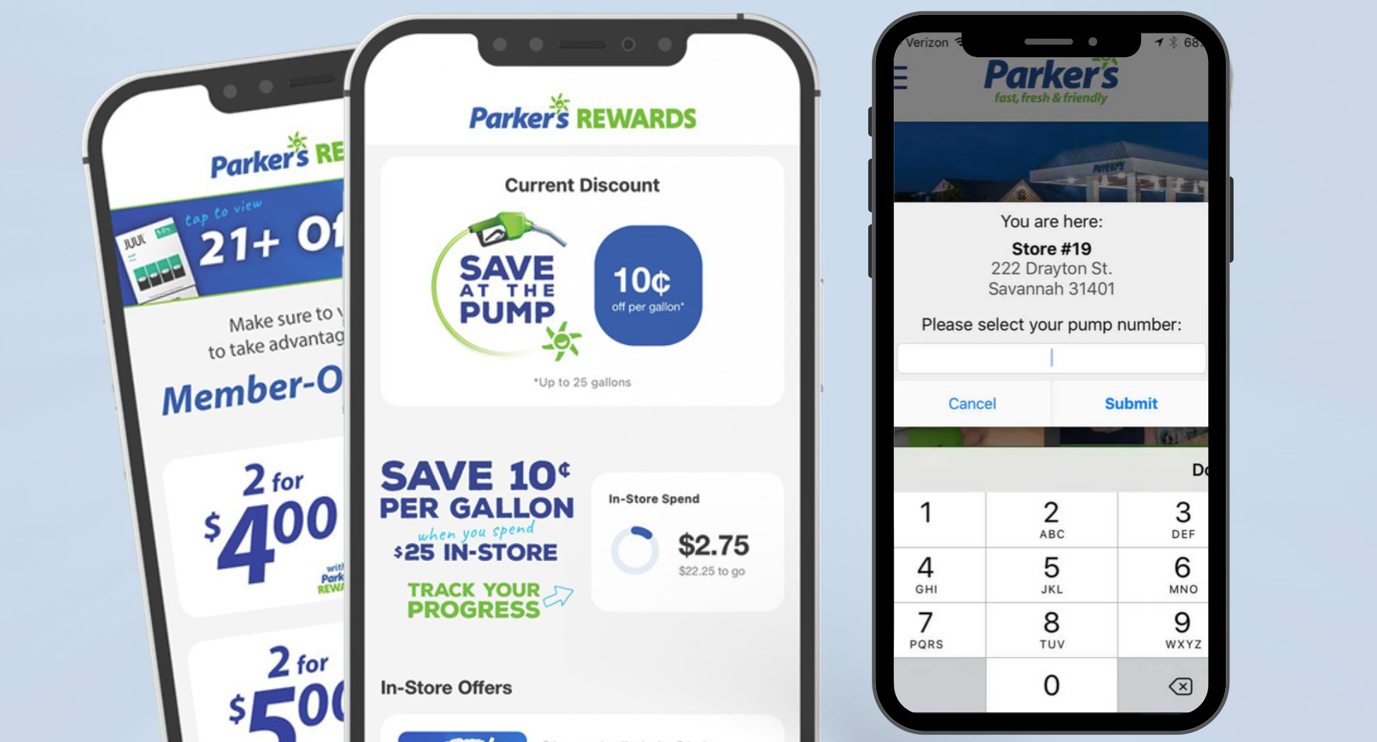 Parker's paiement mobile et fidélité keyneo